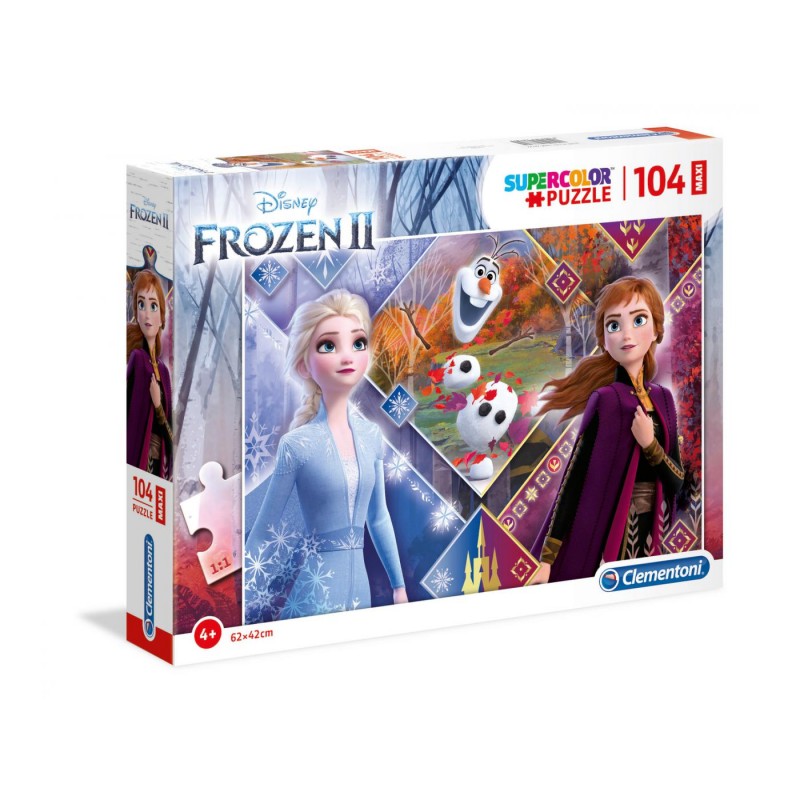 Puzzle Maxi 104 pièces - La Reine des Neiges (géométrique)